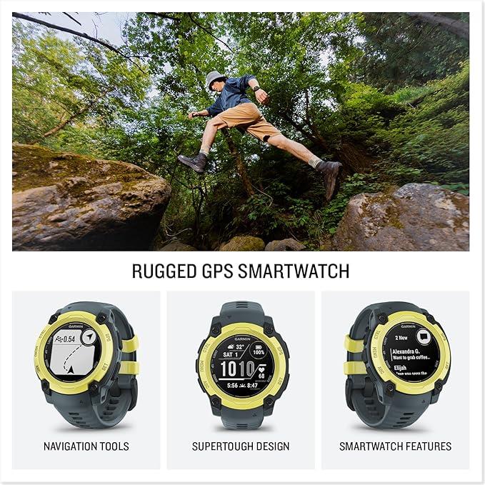 Garmin Instinct E Rugged GPS Heart Rate Monitor Smartwatch Black - 40mm