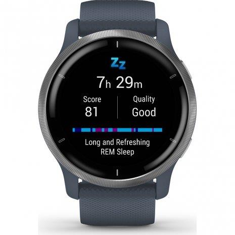 Garmin Venu 2 Smartwatch Heart Rate Monitor GPS Activity Watch AMOLED - Blue