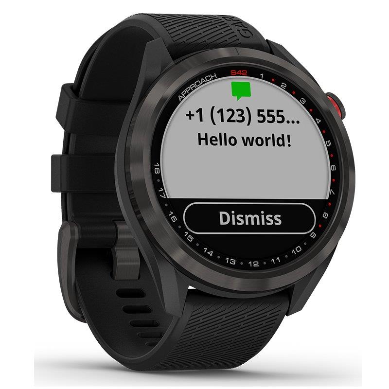 Garmin Approach S42 Golf Watch Sports GPS - Carbon Grey Newly Overhauled
