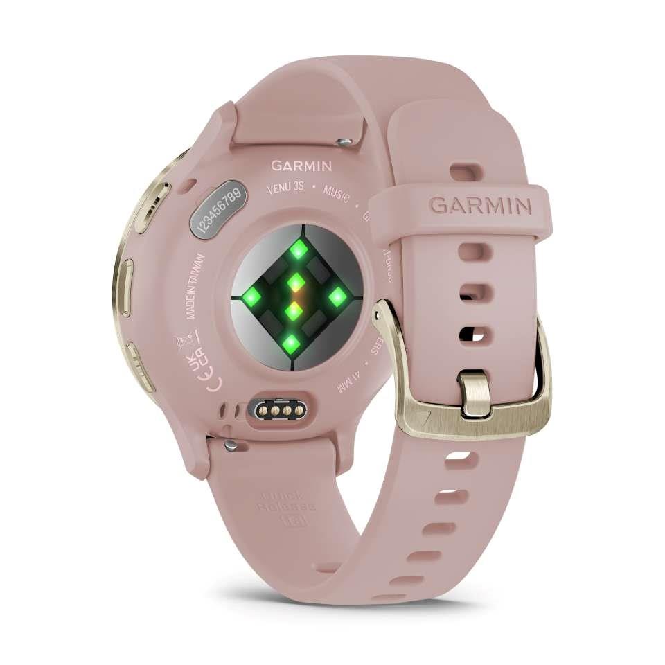 Garmin Venu 3s Music GPS Smartwatch Dust Rose Gold