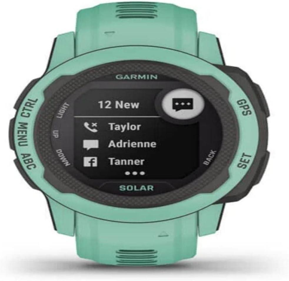 Garmin Instinct 2S Solar Rugged GPS Smartwatch Heart Rate Monitor Neo Tropic Newly Overhauled