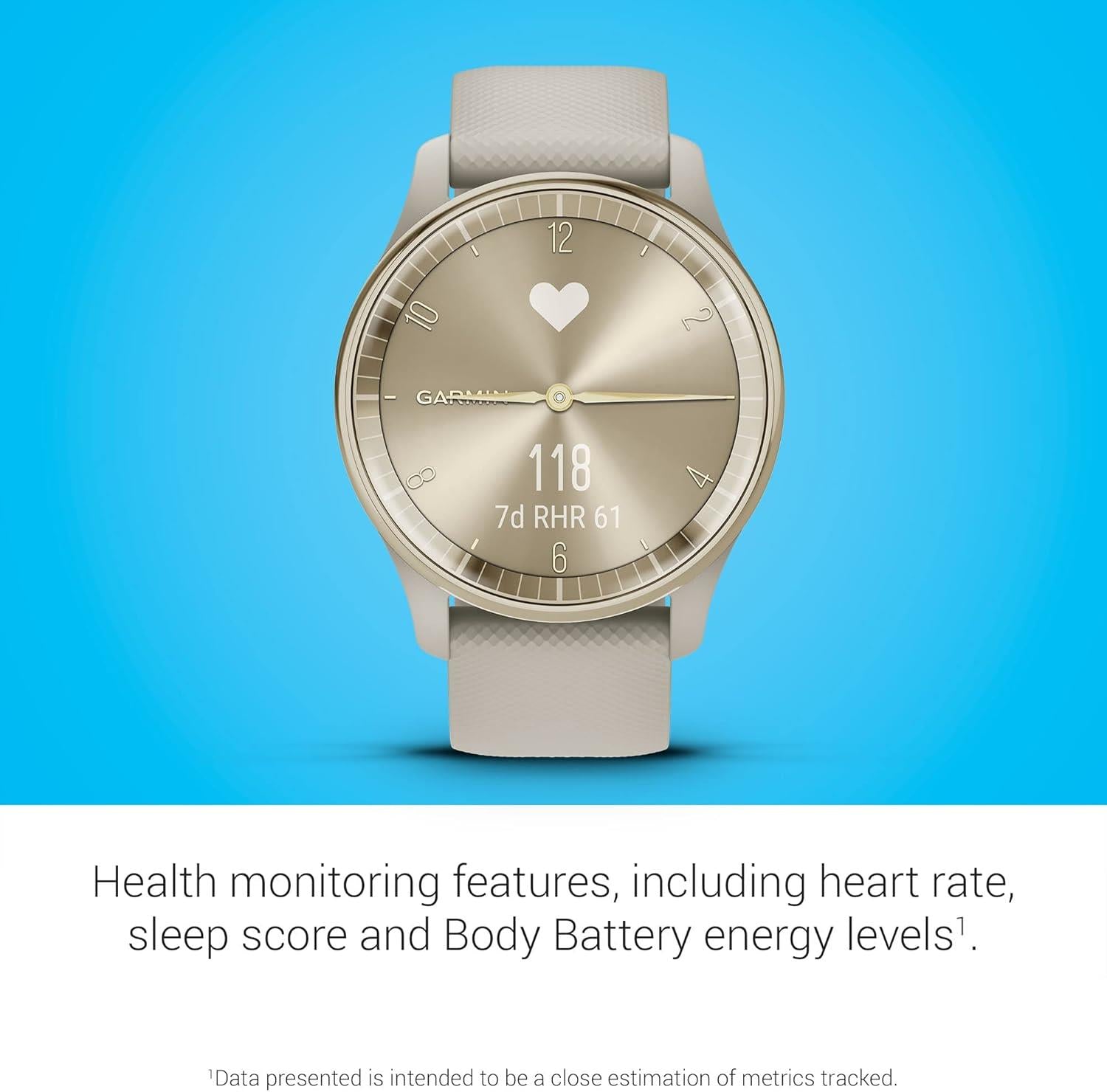 Garmin Vivomove Trend Stylish Activity Monitor Sports Watch French Grey