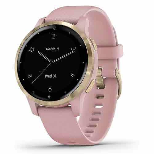 Garmin Vivoactive 4s HR GPS Sports Watch Dust Gold Newly Overhauled
