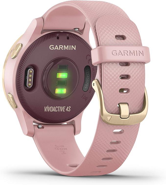 Garmin Vivoactive 4s HR GPS Sports Watch Dust Gold Newly Overhauled