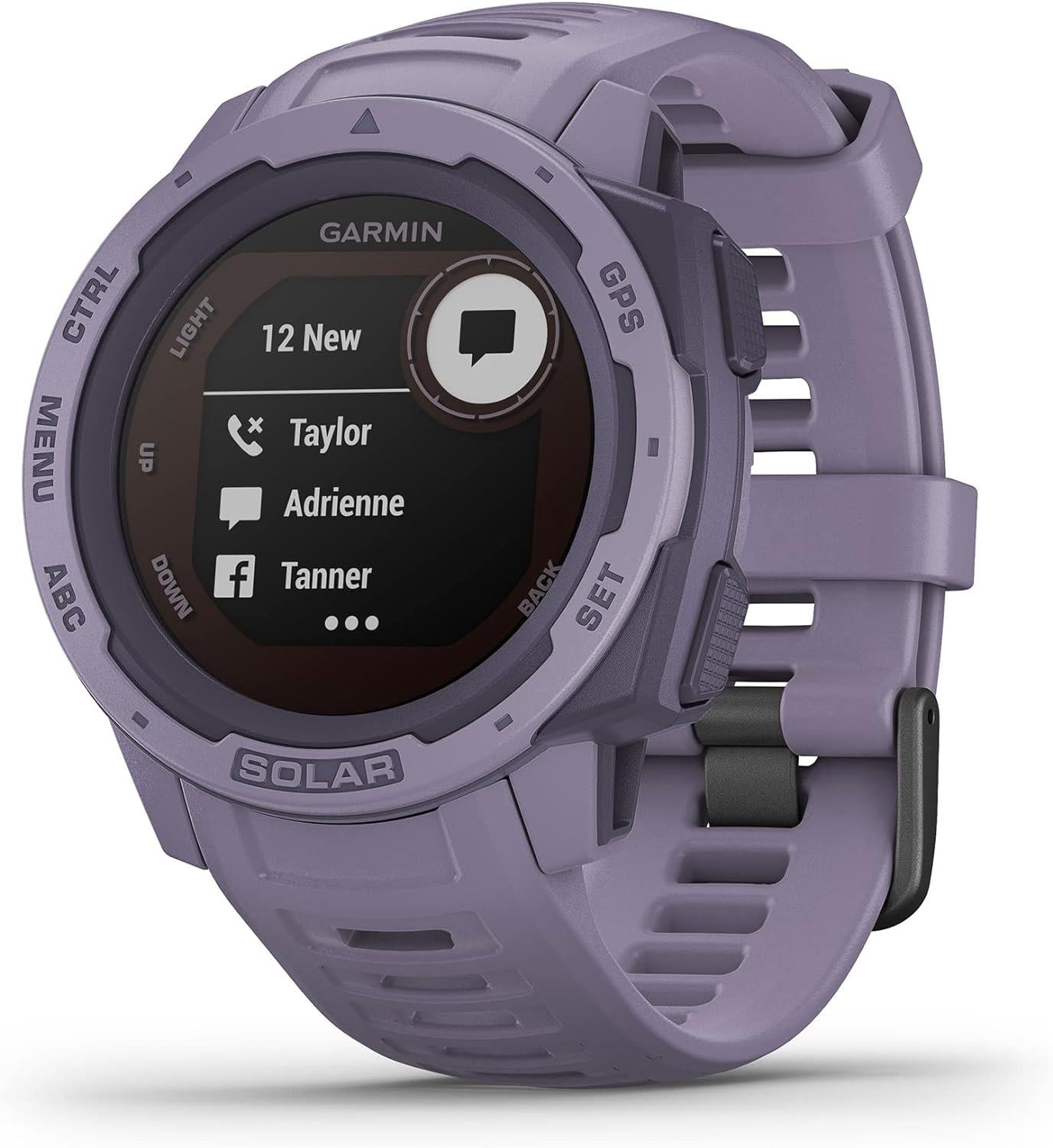 Garmin Instinct Solar Outdoor GPS Watch Orchid Newly Overhauled