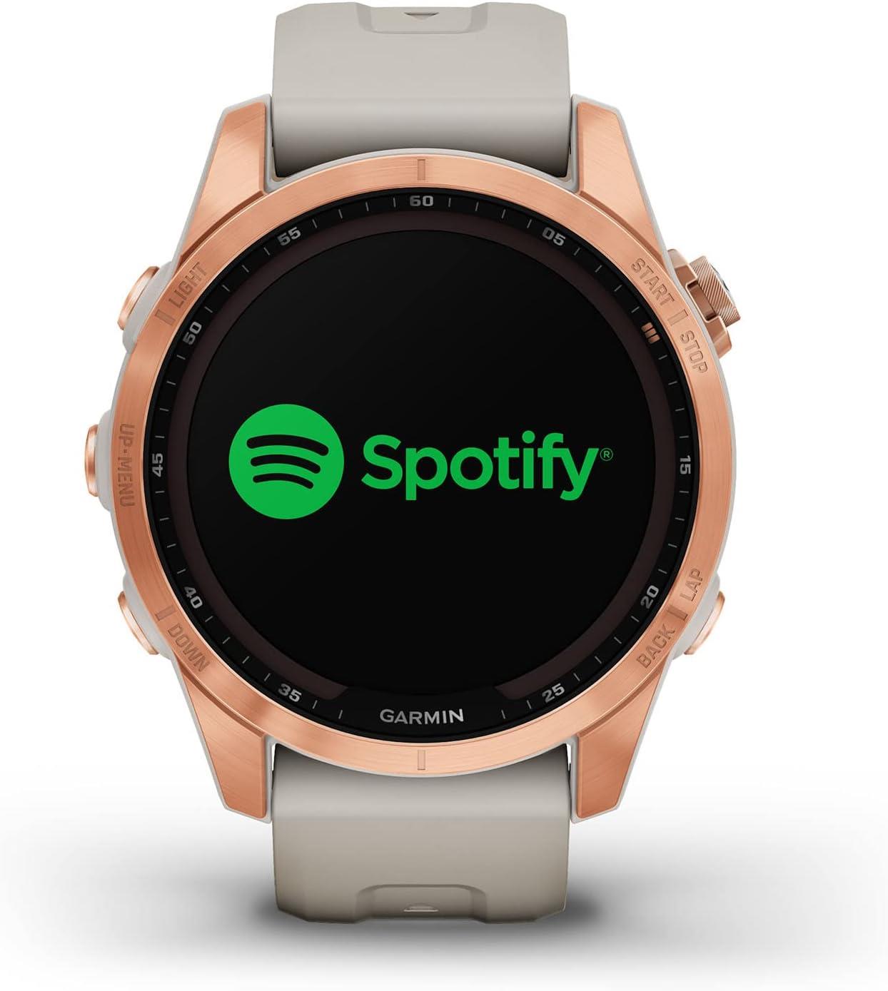 Garmin Fenix 7s Solar Multisport GPS Watch Heart Rate Monitor - Rose Gold
