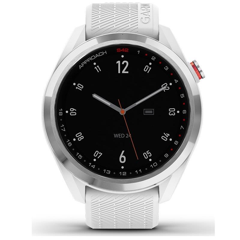 Garmin Approach S42 Golf Watch Sports GPS - Silver White Newly Overhauled