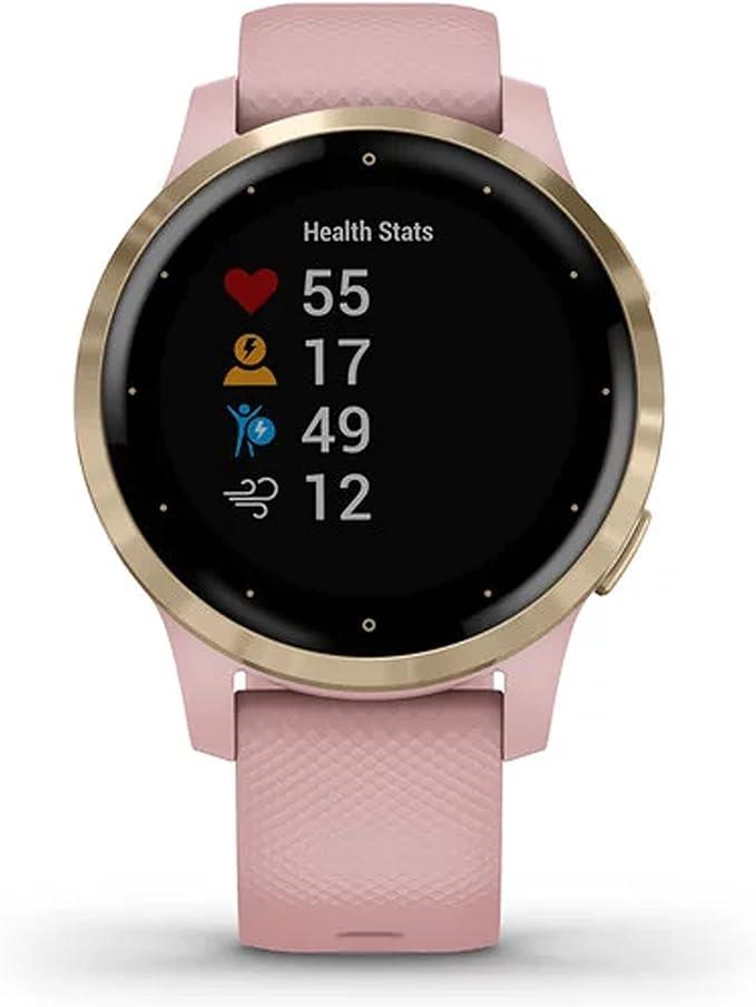 Garmin Vivoactive 4s HR GPS Sports Watch Dust Gold Newly Overhauled