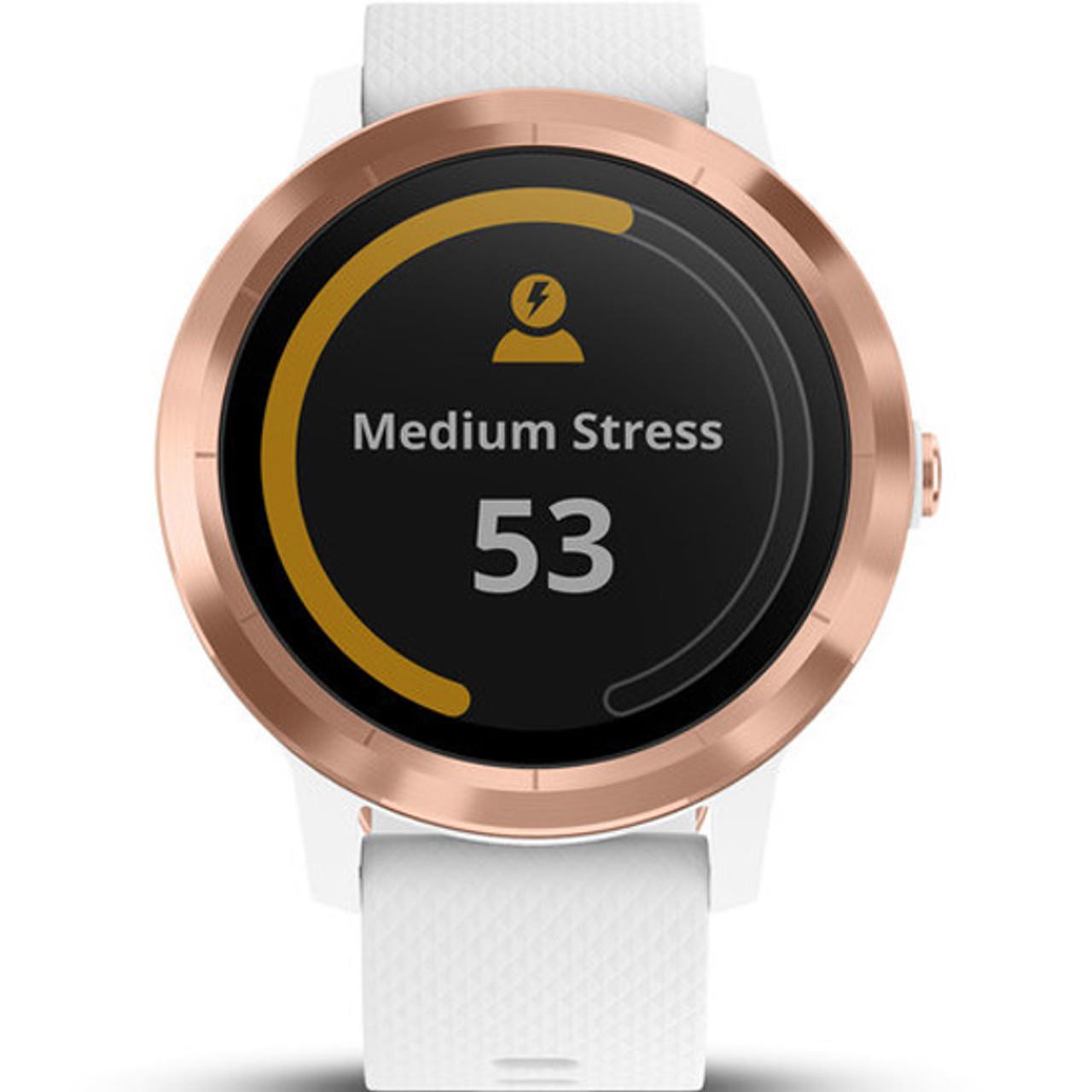 Garmin Vivoactive 3 HR GPS Multisport Smart Watch Rose Gold Newly Overhauled
