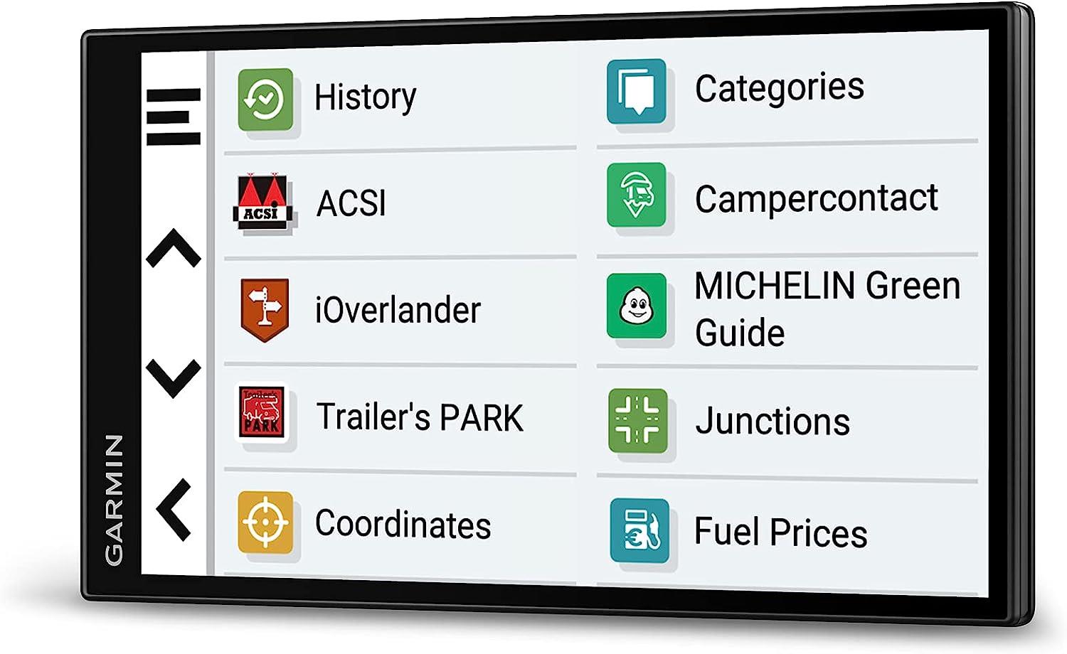 Garmin CamperVan MT-S UK & Europe Maps Traffic Camper Sat Nav Newly Overhauled
