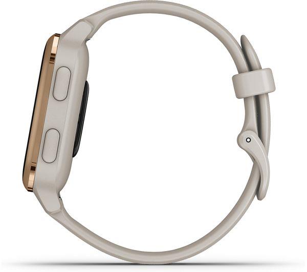 Garmin Venu Sq Music Edition GPS Smartwatch Activity Monitor Watch - Light Sand Gold