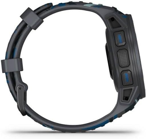 Garmin Instinct Solar Surf Edition GPS Watch Heart Rate Monitor Pipeline