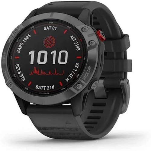 Garmin Fenix 6 Pro Solar Heart Rate Monitor GPS Sports Watch Slate Newly Overhauled