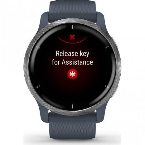 Garmin Venu 2 Smartwatch Heart Rate Monitor GPS Activity Watch AMOLED - Blue