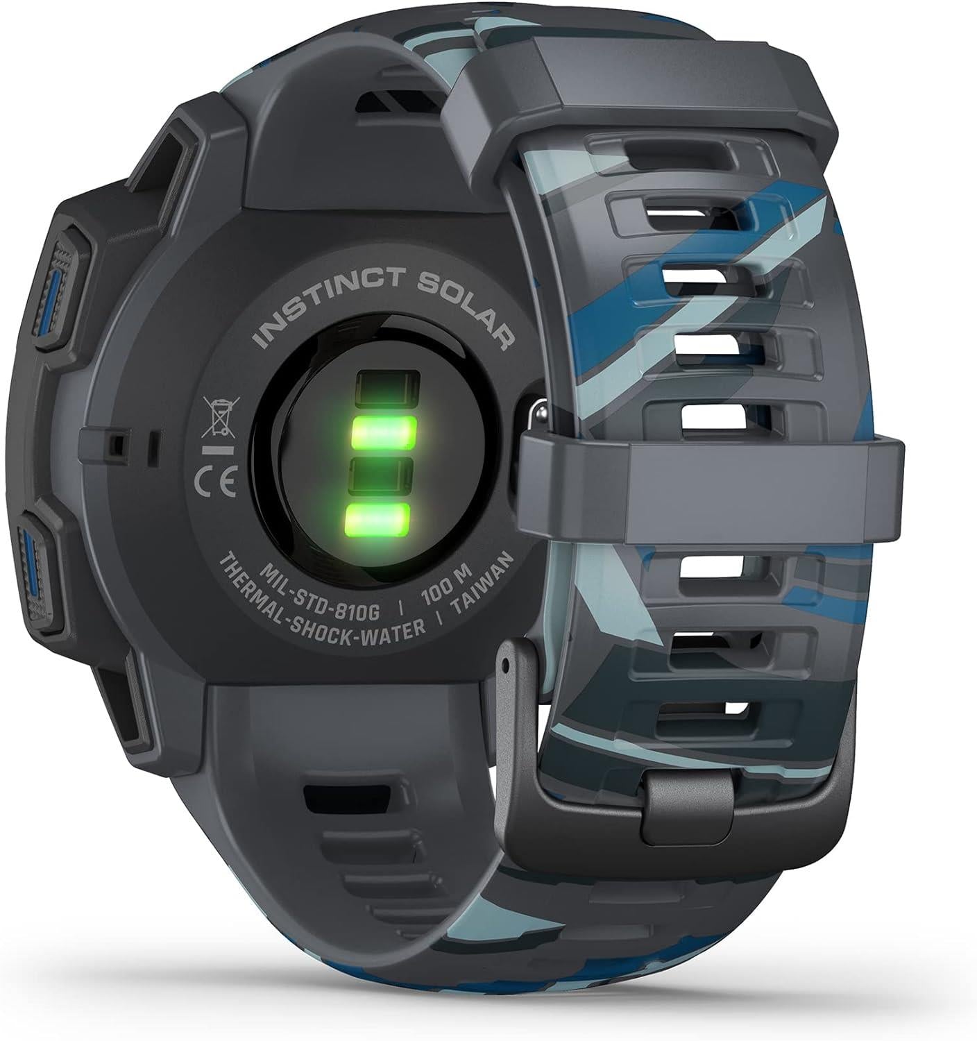 Garmin Instinct Solar Surf Edition GPS Watch Heart Rate Monitor Pipeline