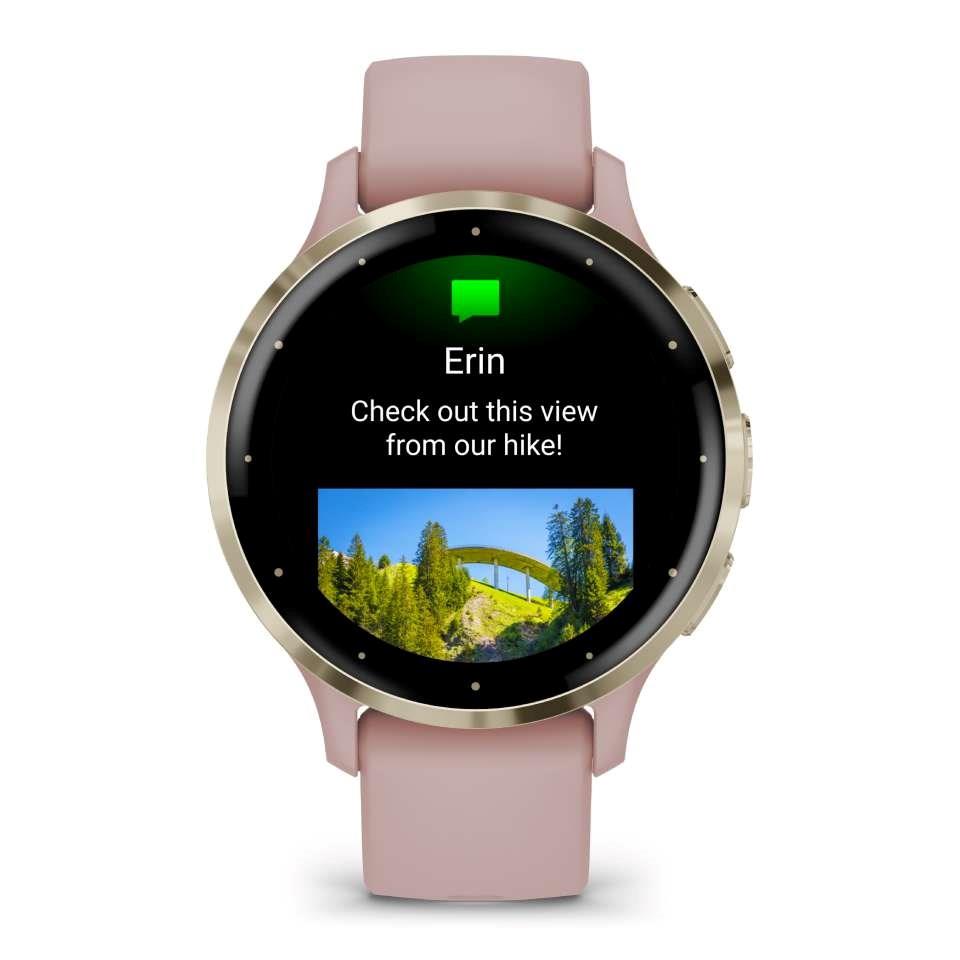 Garmin Venu 3s Music GPS Smartwatch Dust Rose Gold