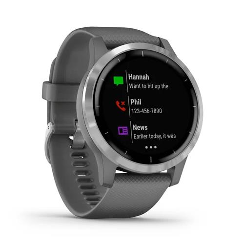 Garmin Vivoactive 4 Multisport HR GPS Sports Watch - Shadow Grey