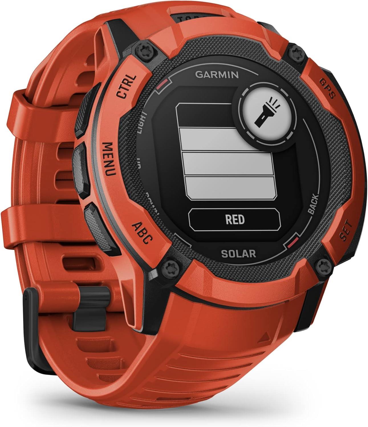 Garmin Instinct 2X Solar Rugged GPS Smartwatch Sports Watch - Graphite Newly Overhauled