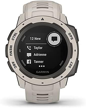 Garmin Instinct Waterproof GPS Multisport Smart Watch Heart Rate Monitor - Tundra