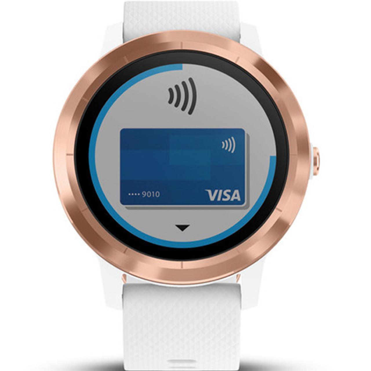 Garmin Vivoactive 3 HR GPS Multisport Smart Watch Rose Gold Newly Overhauled