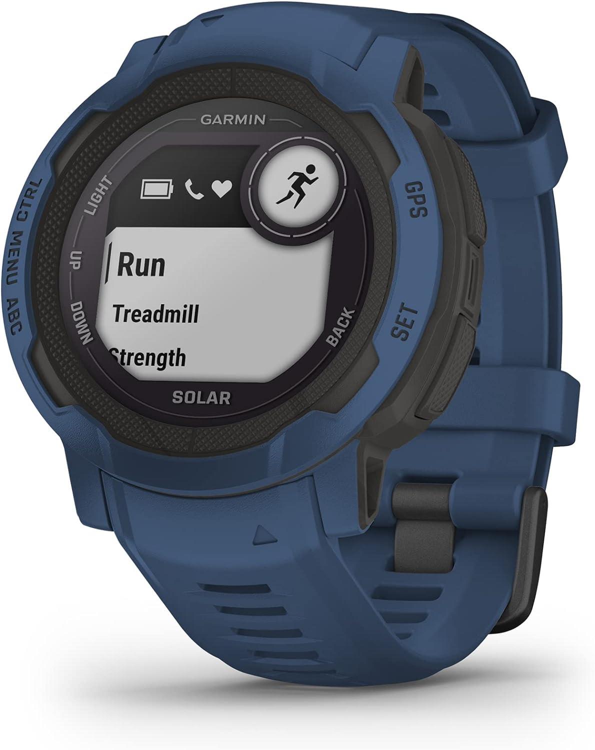 Garmin Instinct 2 Solar Edition GPS HRM Watch Tidal Blue - Newly Overhauled