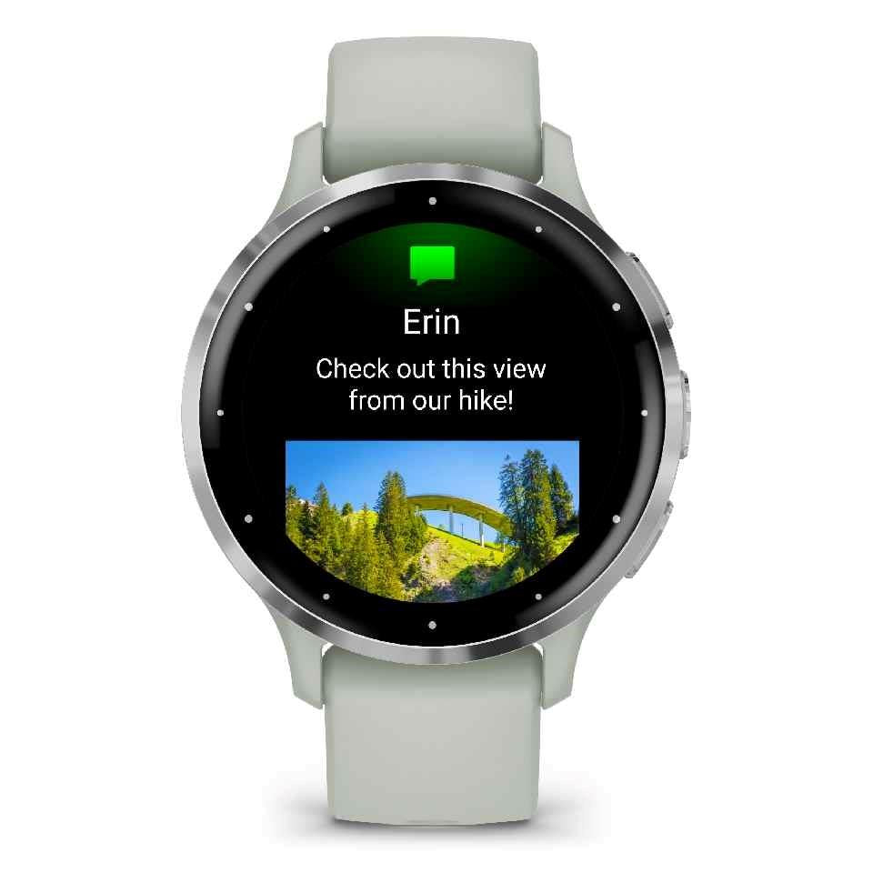 Garmin Venu 3s Music GPS Smartwatch Passivated - Sage Grey Newly Overhauled