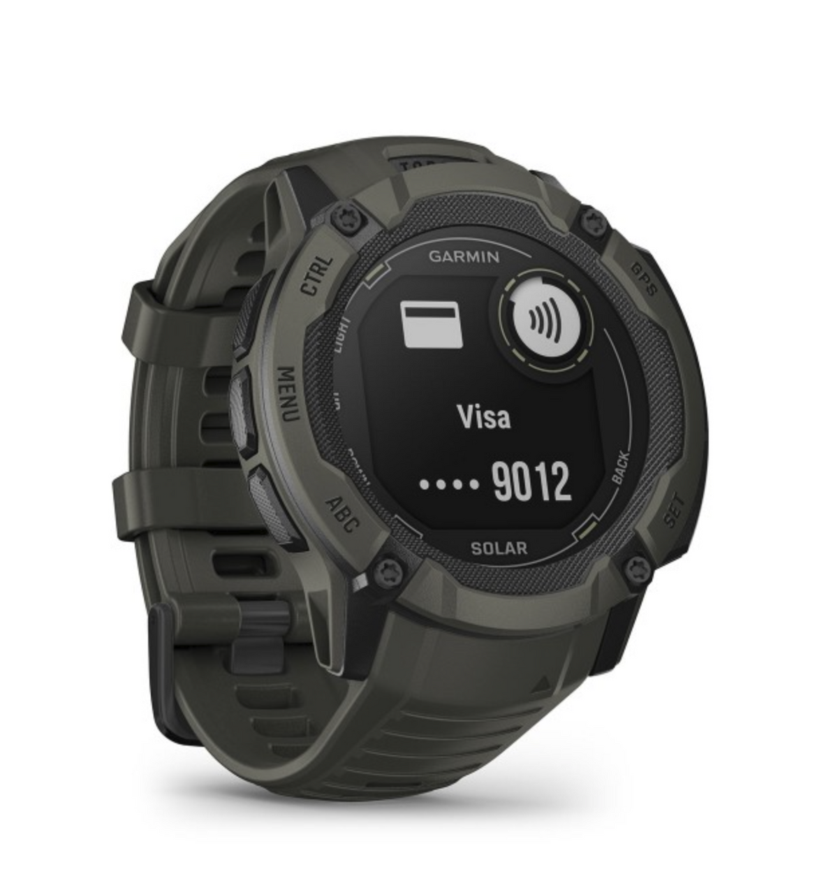 Garmin Instinct 2X Solar Rugged GPS Smartwatch Sports Watch - Moss Green