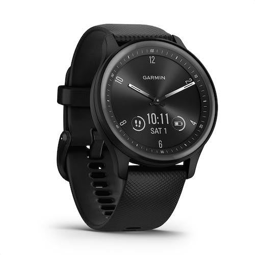 Garmin Vivomove Sport GPS Watch Activity Monitor Sport Tracking Black Newly Overhauled