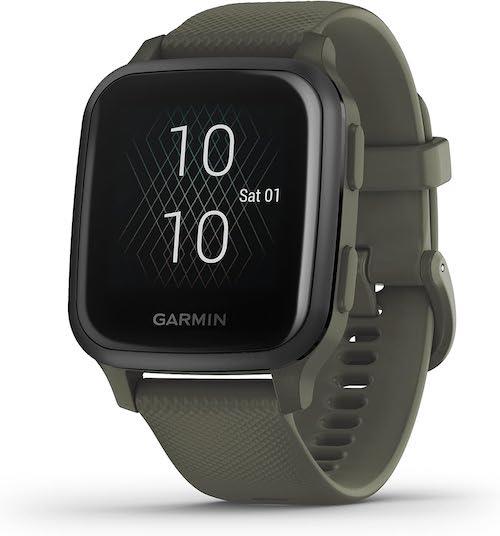 Garmin Venu Sq Music Smart GPS Watch Moss Green Newly Overhauled