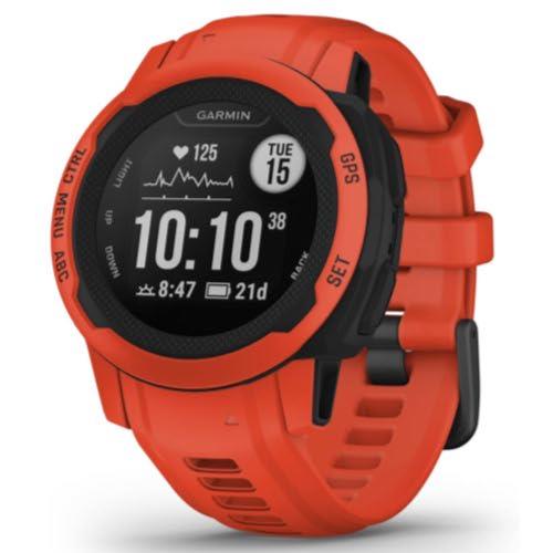 Garmin Instinct 2S Rugged GPS Smartwatch Heart Rate Monitor Poppy Newly Overhauled