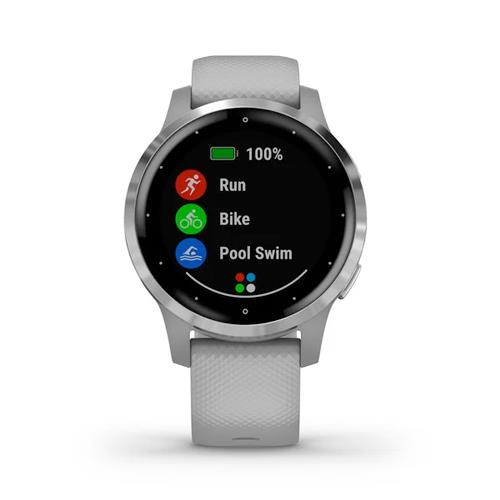 Garmin Vivoactive 4s Smartwatch GPS Sports Watch - Powder Grey