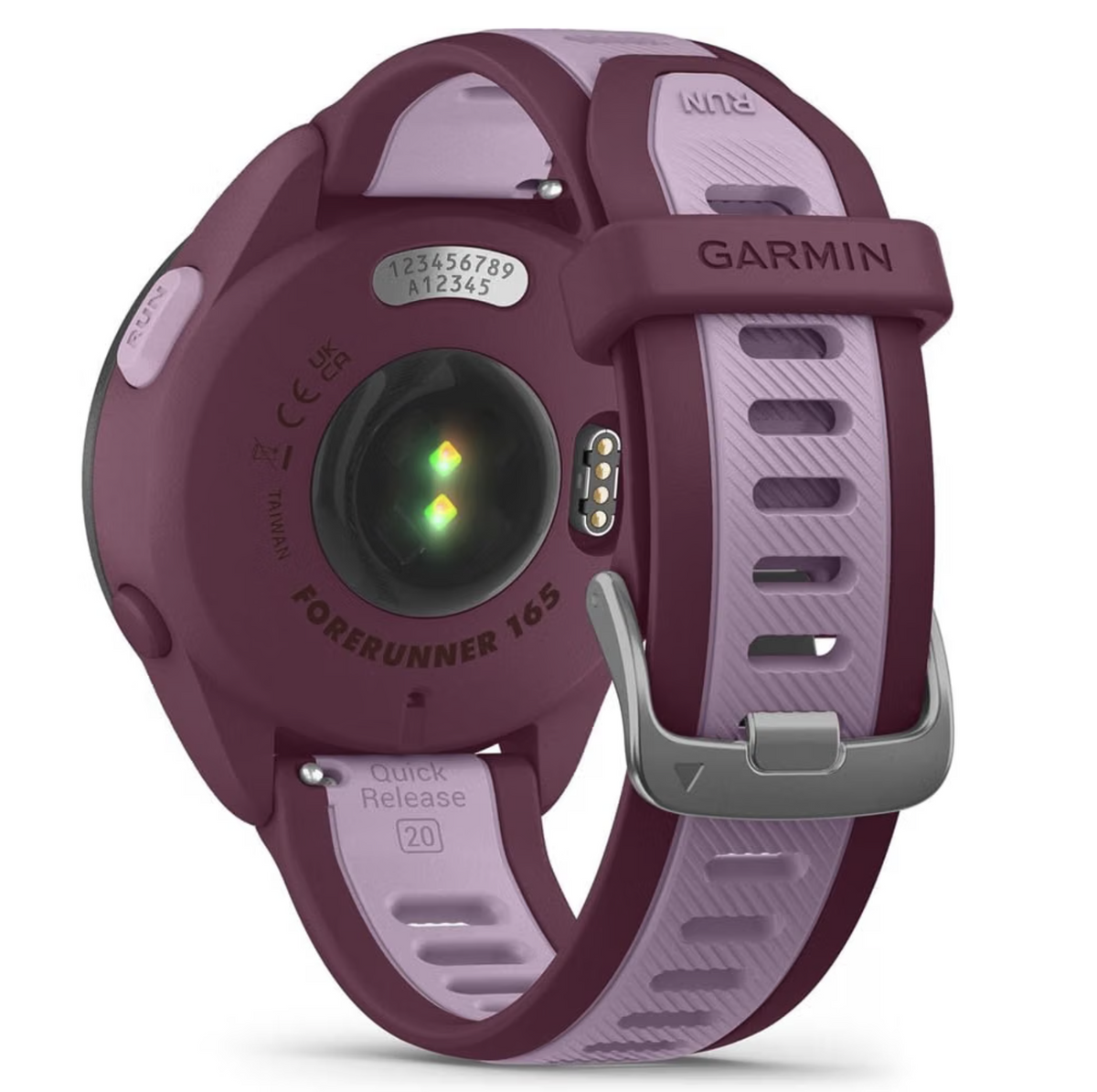 Garmin Forerunner 165 Music Running Smartwatch GPS Heart Rate - Berry Lilac