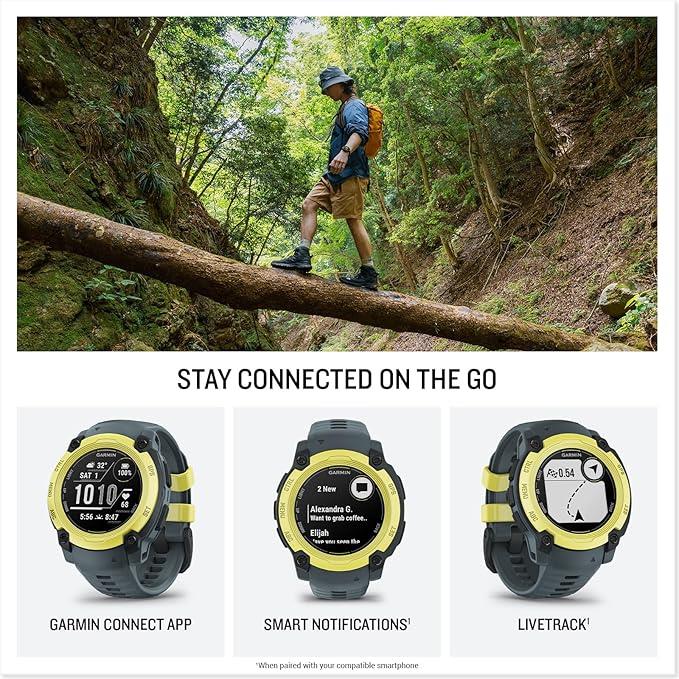 Garmin Instinct E Rugged GPS Heart Rate Monitor Smartwatch Black - 40mm