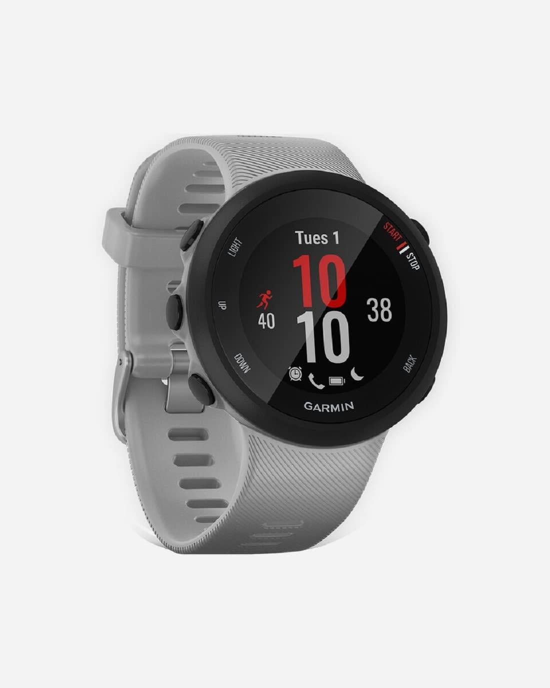 Garmin Forerunner 45 Plus GPS Running Smartwatch Fitness Tracker - Powder Grey