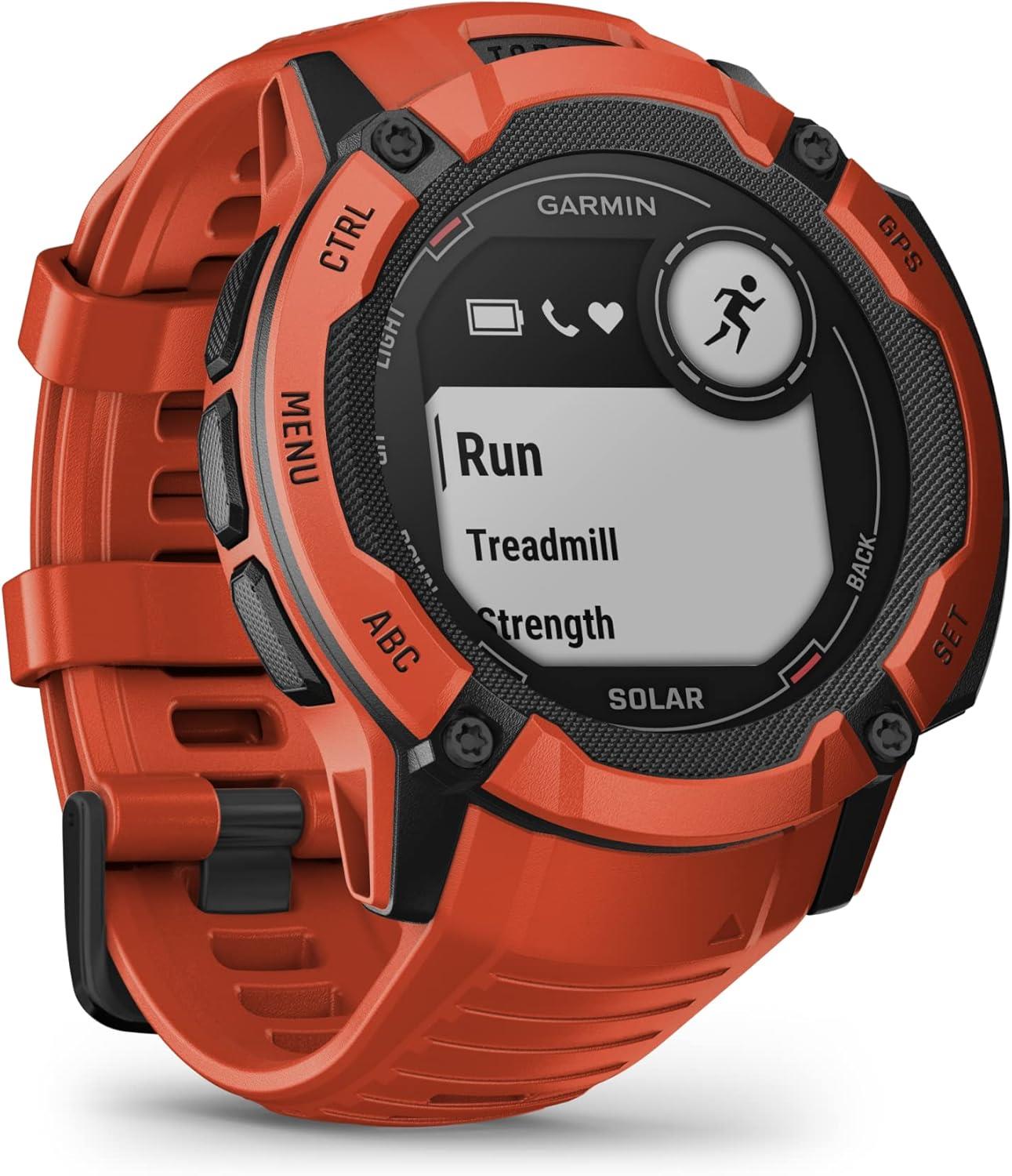 Garmin Instinct 2X Solar Rugged GPS Smartwatch Sports Watch - Graphite Newly Overhauled