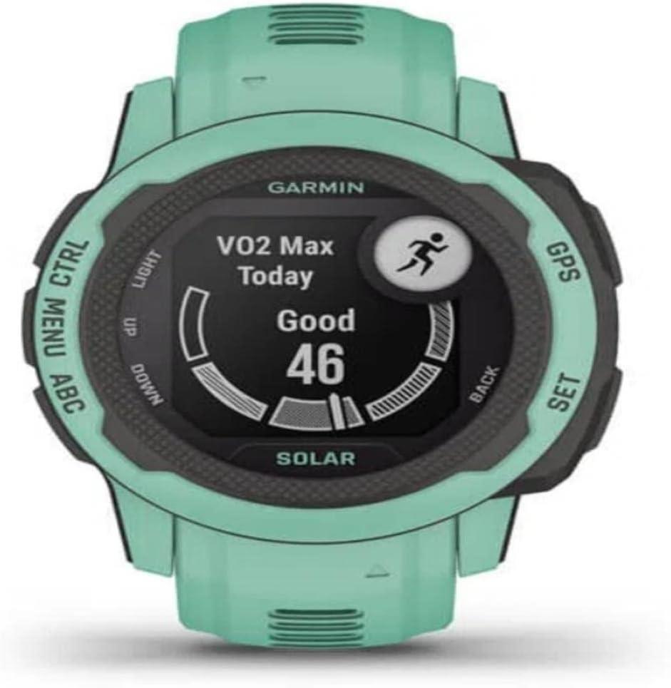 Garmin Instinct 2S Solar Rugged GPS Smartwatch Heart Rate Monitor Neo Tropic Newly Overhauled