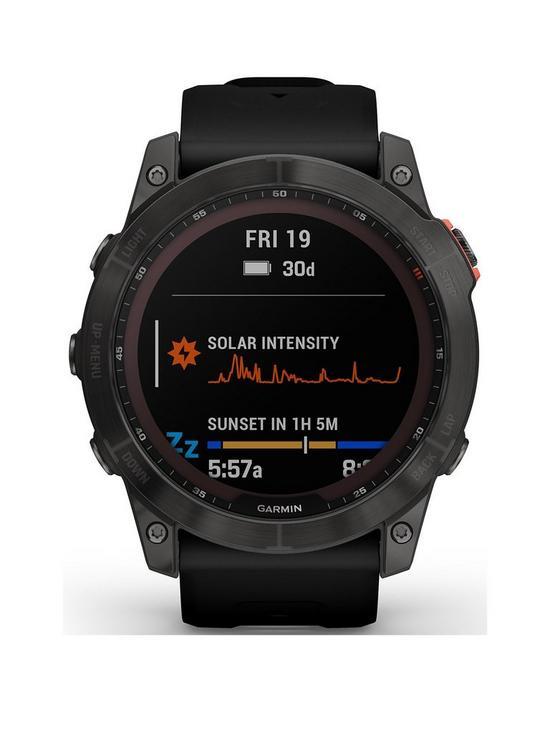 Garmin Fenix 7 Solar Multisport GPS Watch Heart Rate Monitor 47MM Large Slate