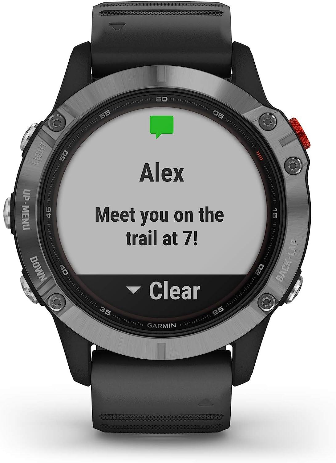 Garmin Fenix 6 Solar Silver Heart Rate Monitor GPS Sports Watch Newly Overhauled
