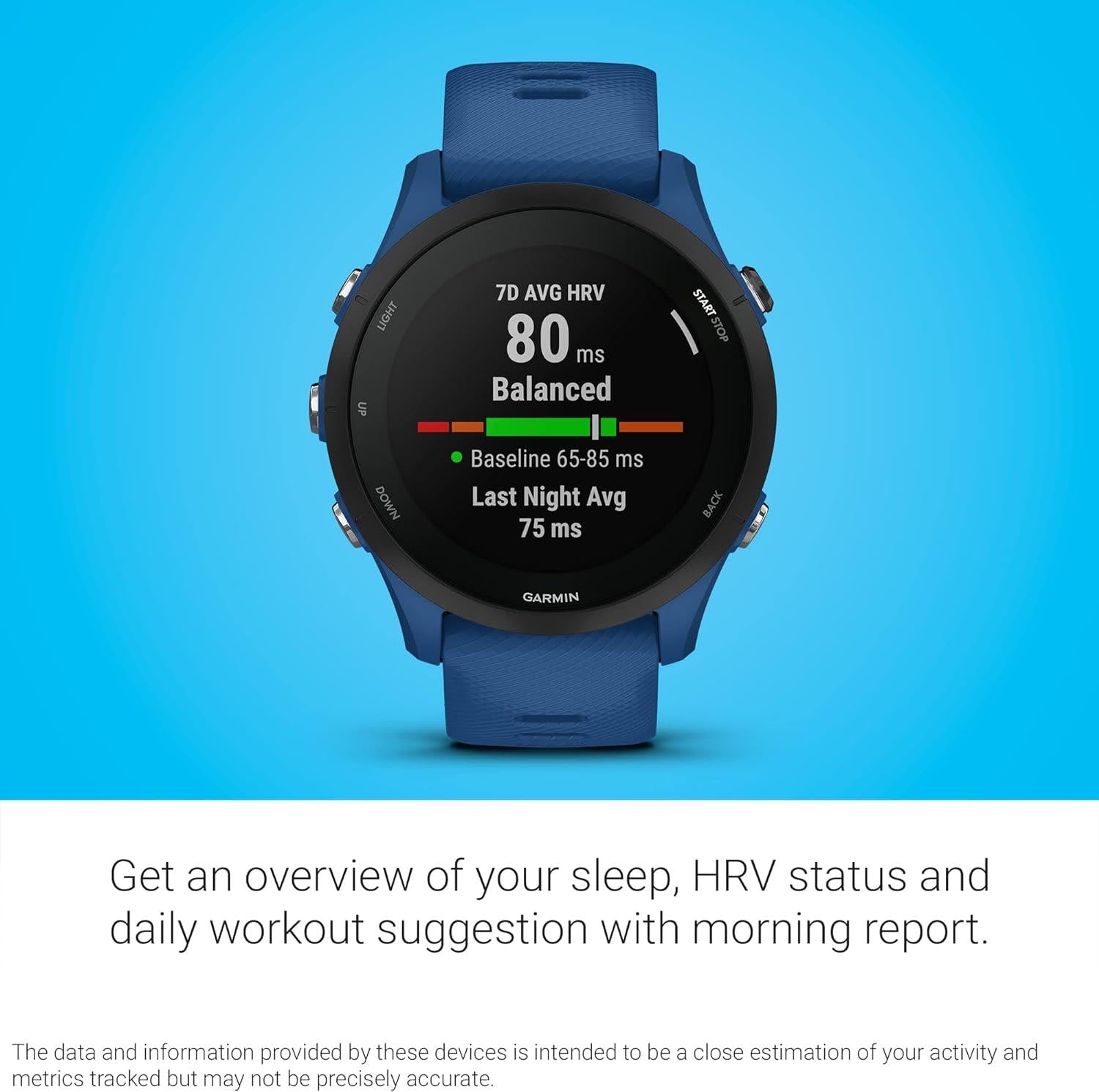 Garmin Forerunner 255 Running GPS Sports Watch - Blue