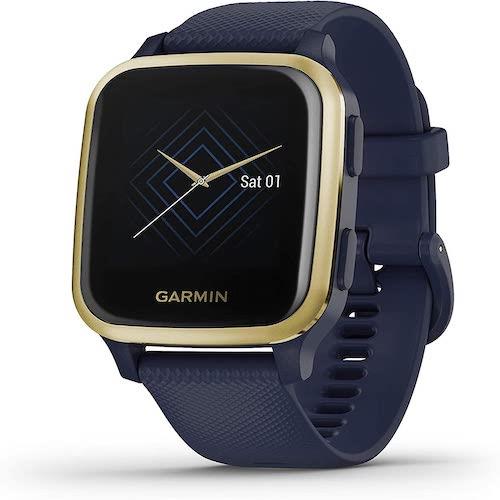 Garmin Venu Sq Music GPS Smartwatch Activity Monitor Watch Blue Newly Overhauled