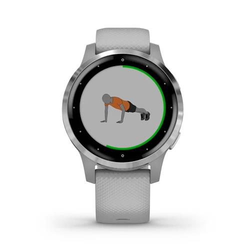 Garmin Vivoactive 4s Smartwatch GPS Sports Watch - Powder Grey