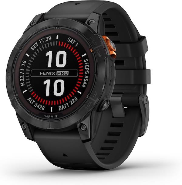 Garmin Fenix 7 Pro Solar Multisport GPS Watch 47mm Large - Slate Black
