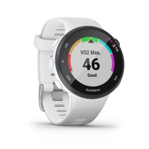 Garmin Forerunner 45s GPS Heart Rate Sports Running Watch White Newly Overhauled