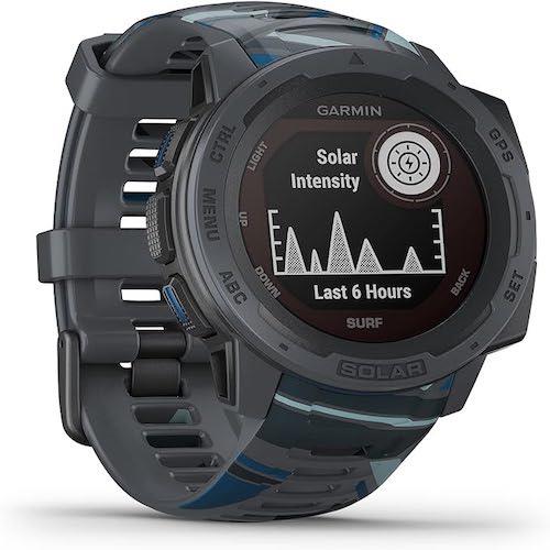 Garmin Instinct Solar Surf Edition GPS Watch Heart Rate Monitor Pipeli