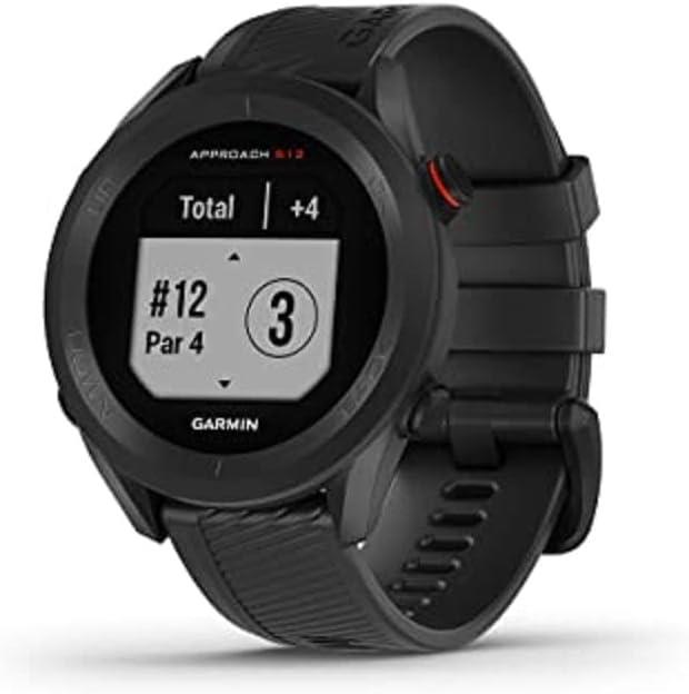 Garmin Approach S12 Golf Watch GPS Activity Monitor Black - Newly Overhauled