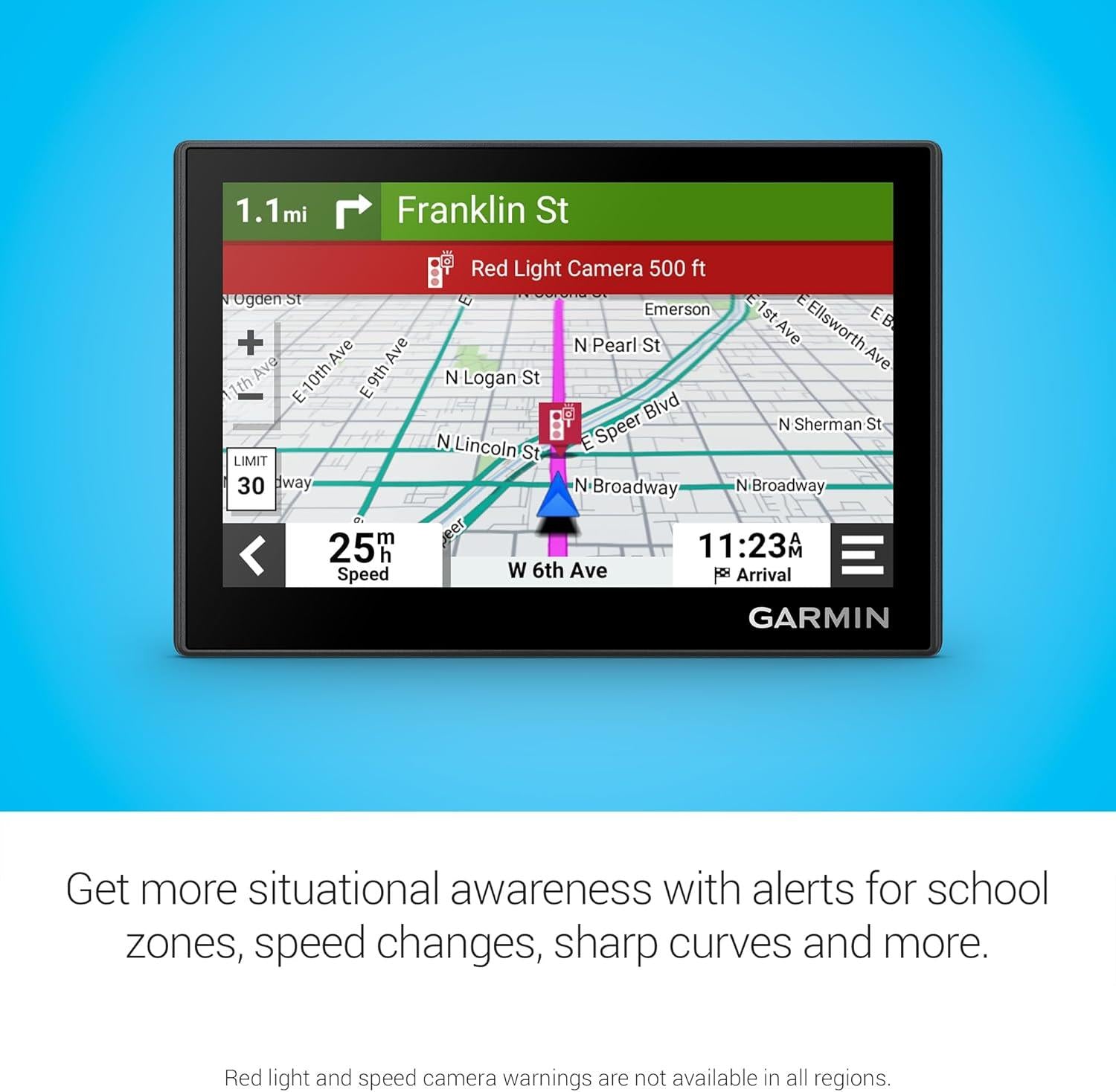 Garmin Drive 53 Sat Nav GPS Full UK & Europe Mapping and Traffic - Newly Overhauled