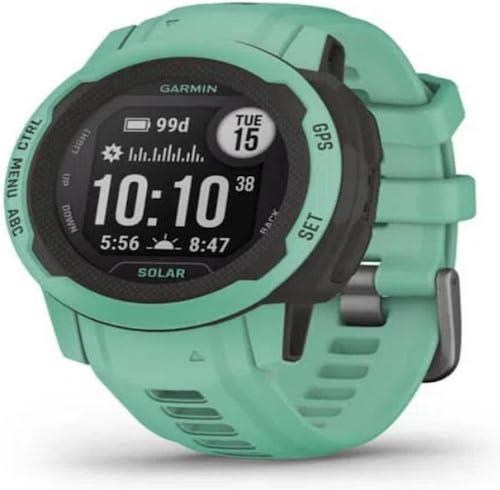 Garmin Instinct 2S Solar Rugged GPS Smartwatch Heart Rate Monitor Neo Tropic Newly Overhauled