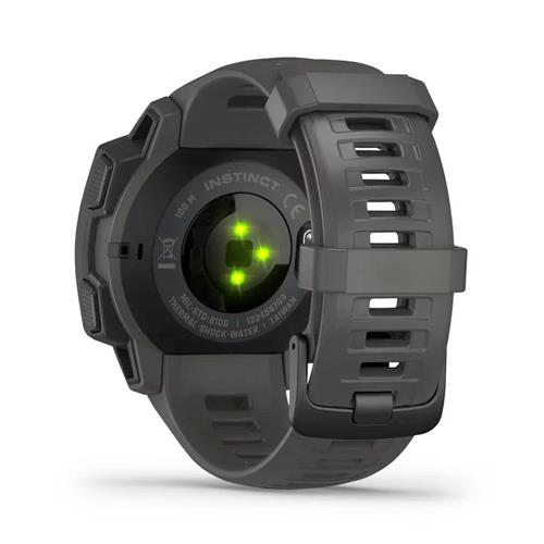 Garmin Instinct HRM Waterproof GPS Multisport Smart Watch - Graphite Newly Overhauled