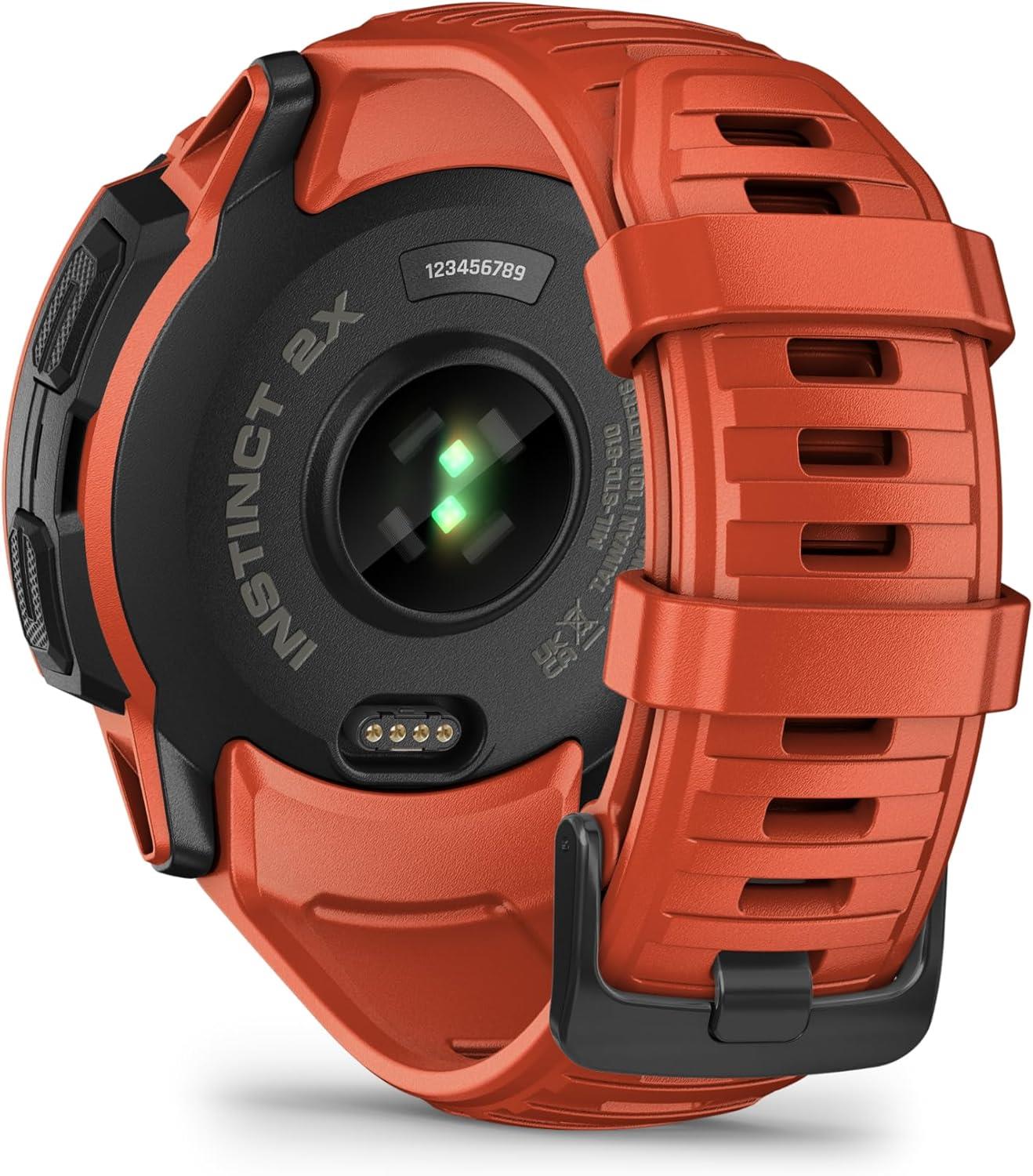 Garmin Instinct 2X Solar Rugged GPS Smartwatch Sports Watch - Graphite Newly Overhauled