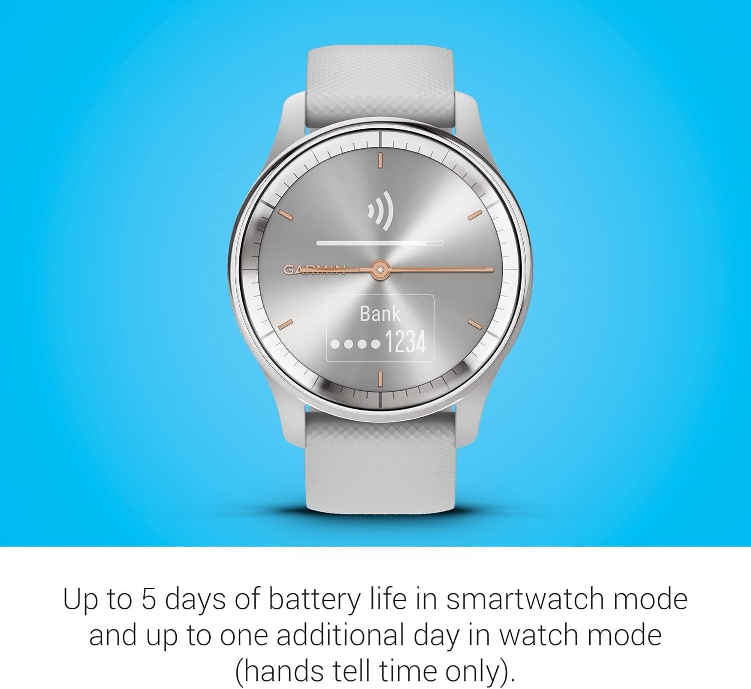 Garmin Vivomove Trend Stylish Activity Monitor Sports Watch Mist Grey